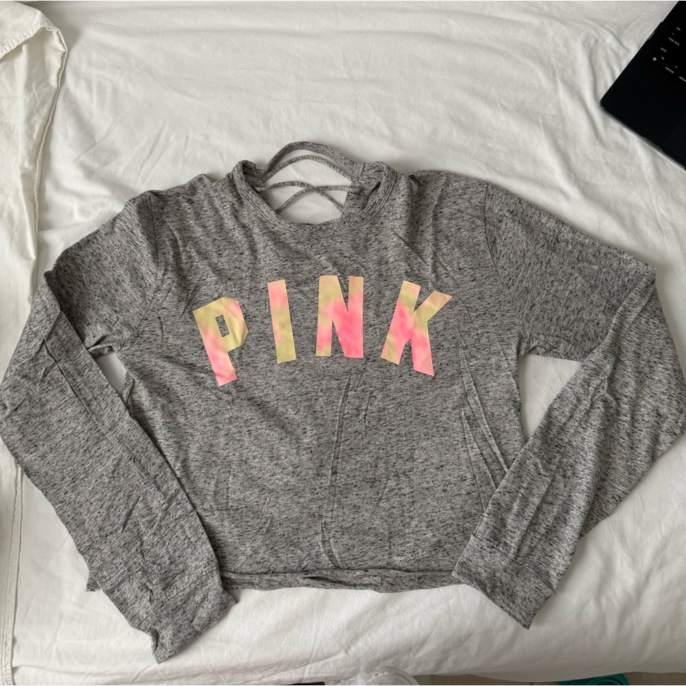 Victoria Secret PINK cropped long sleeve